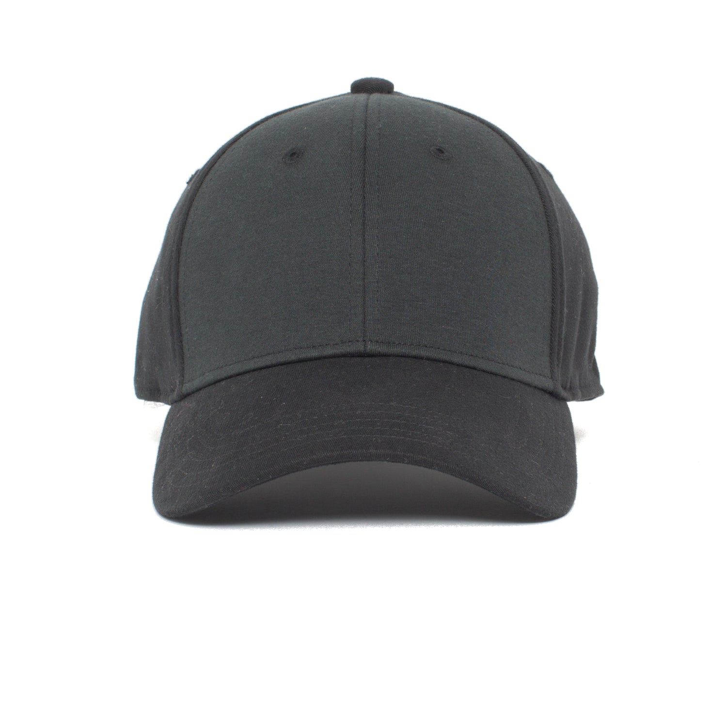 Goorin Bros. for the win cotton 6 panel fitted baseball cap Black front view